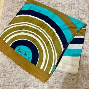 Vintage Authentic Nina Ricci Les Foulards Silk Scarf